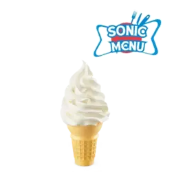 sonic menu vanilla cone